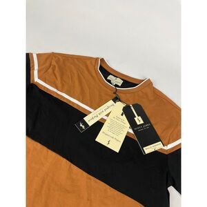 Scott James Cotton Spandex Blend Stretch Shirt NWT Sienna‎ Black Medium M $68